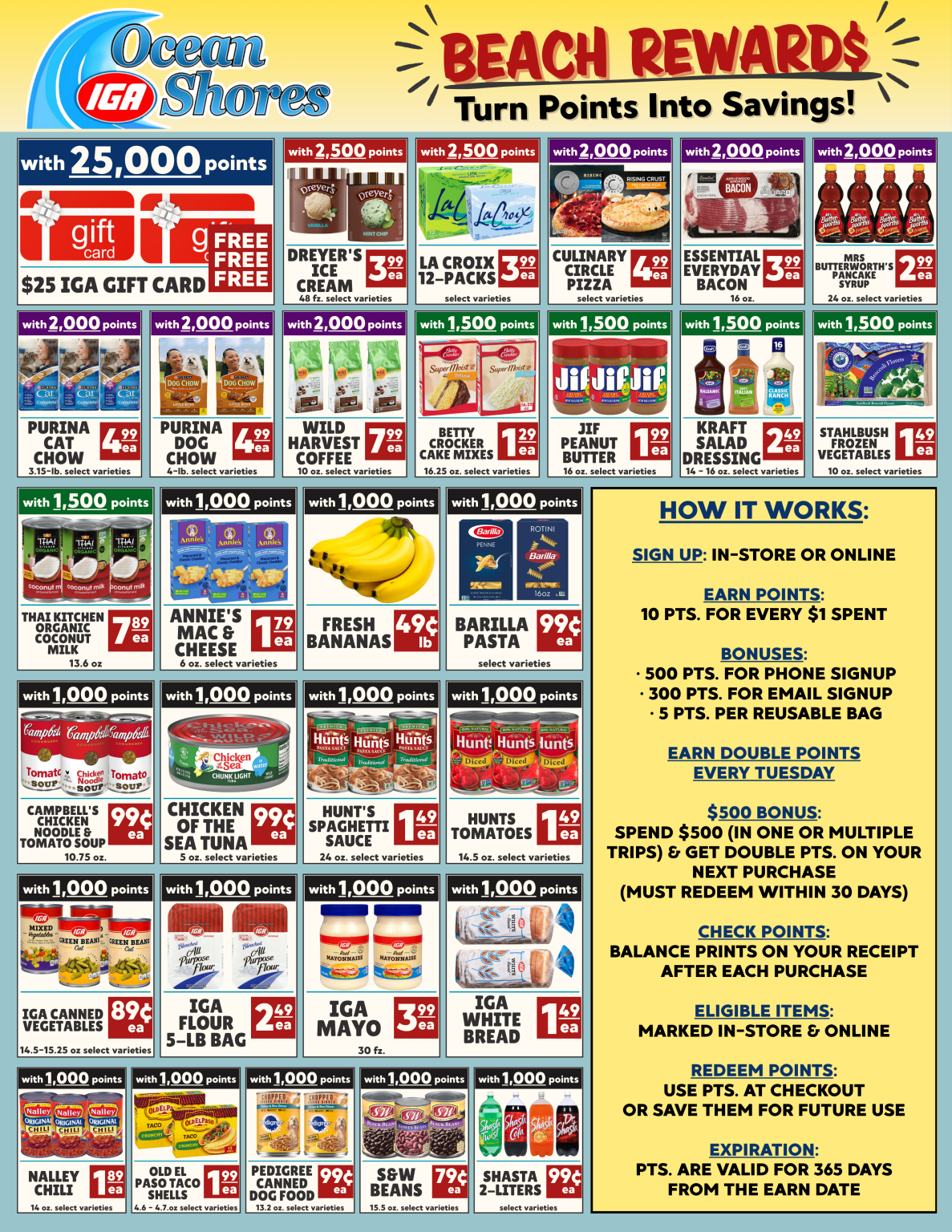 Beach Rewards - Ocean Shores IGA